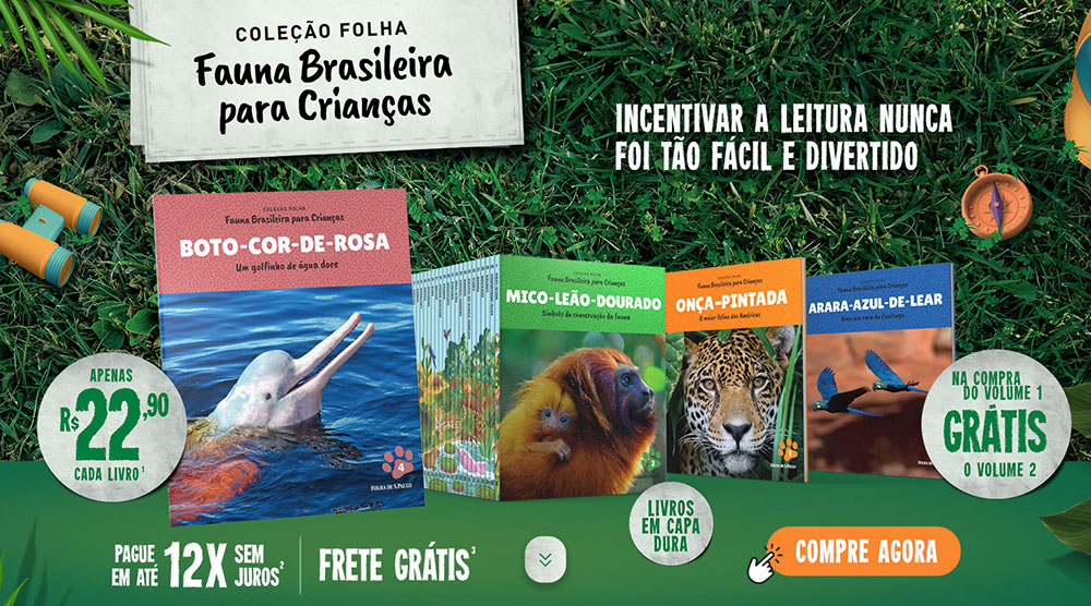 Nova coleção da Folha apresenta 30 animais da fauna brasileira às crianças | Mundo & História
