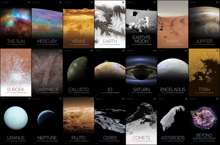NASA lança cartazes e cards gratuitos do Sistema Solar | Mundo & História